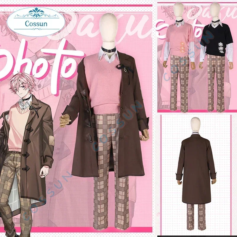 

COSSUN Shoto Cosplay Costume Vtuber Nijisanji Shxtou Cosplay Party Suit Halloween Carnival Uniforms Anime Clothing