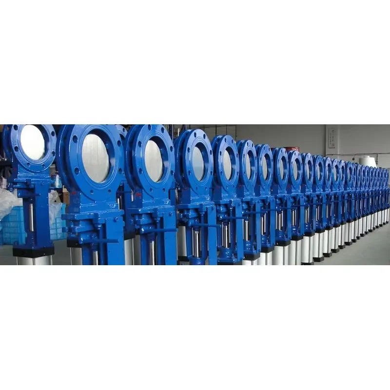 COVNA Stainless Steel ANSI Flange Regulation Type Multi-turn Motorized Electric Actuator Flange Electric Knife Gate Valve