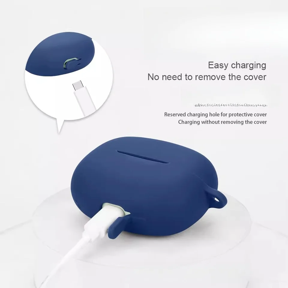For Redmi Buds 8 Pro Case buds8Active /buds8lite Solid Color