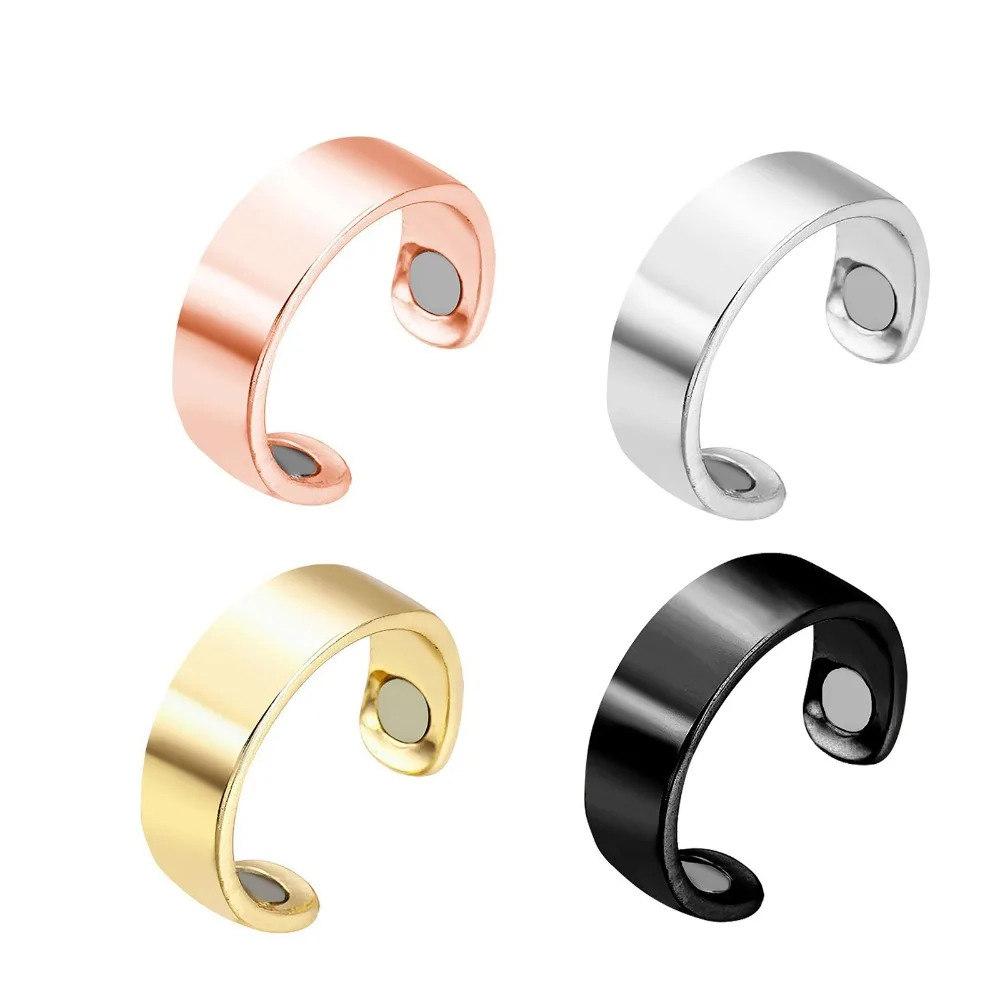 Ring Magnetic Ring Fitness Jewelry Burning Weight Finger Ring Anillo Acero Inoxidable Mujer Bague Acier Inoxydables Femme Bague