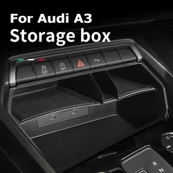 LHD ABS Storage Organizer for Audi A3 S3 8Y 2022 2021 2020 Sedan Hatchback Limousine Sportback Car Interior Accessories
