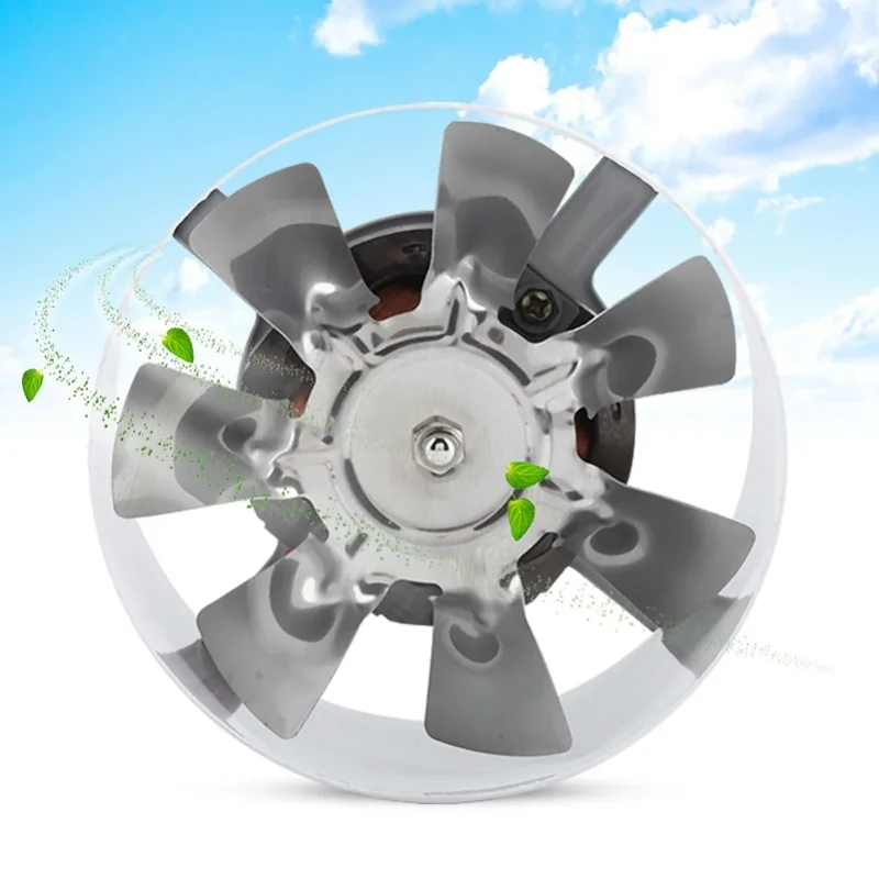 Low Noise Wall Mounted Exhaust Fan 25W 220V Home Bathroom Kitchen Garage Air Ventilation Supply