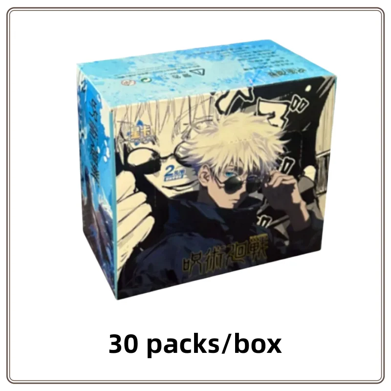 New STAR CARDS Jujutsu Kaisen Collection Cards Quicksand Laser Ticket Metal Trading Anime Games Playing Games Cards Gojo Satoru