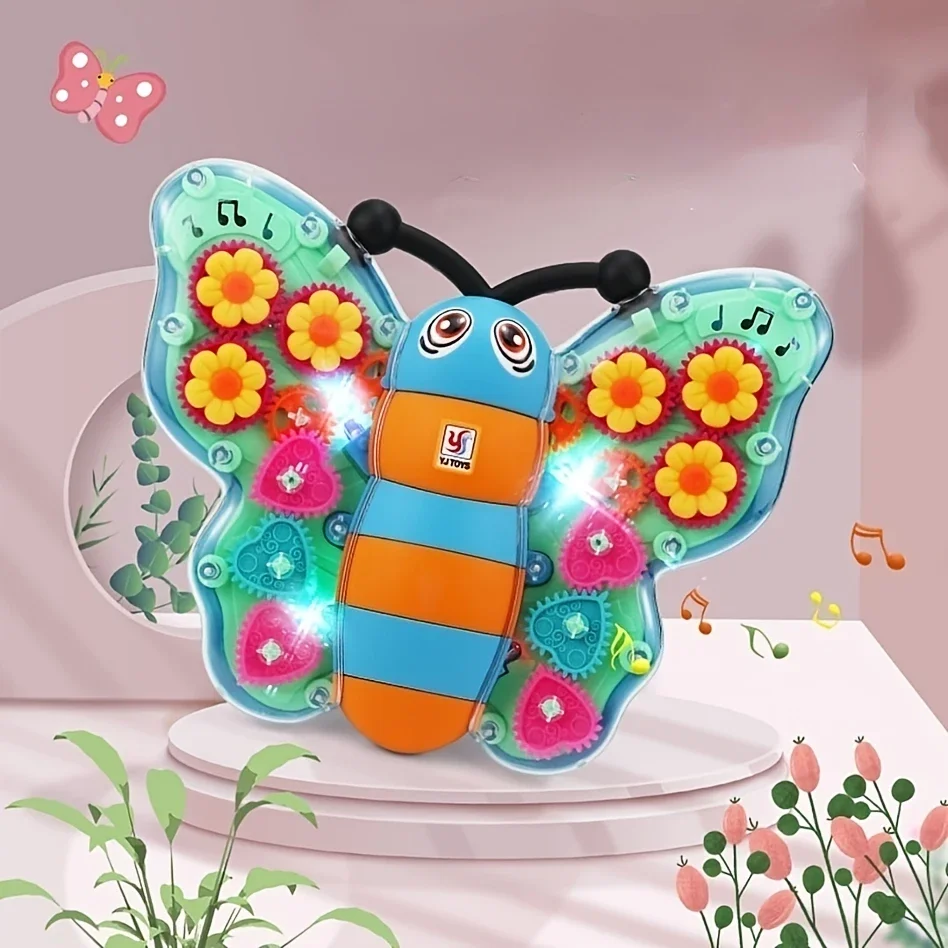 ألعاب تفاعلية للأطفال تضيء ألعاب الفراشة الموسيقية تضيء ألعاب تفاعلية ألعاب سيارات الفراشة الإلكترونية