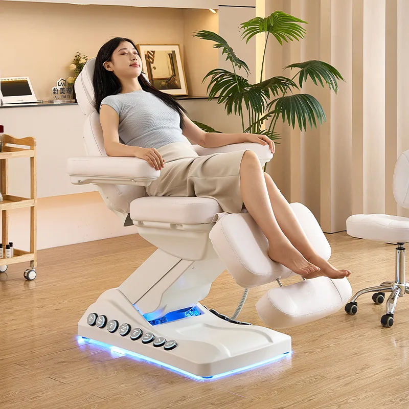 Electric beauty bed, special body massage embroidery bed for beauty salons, automatic lifting of medical and aesthetic