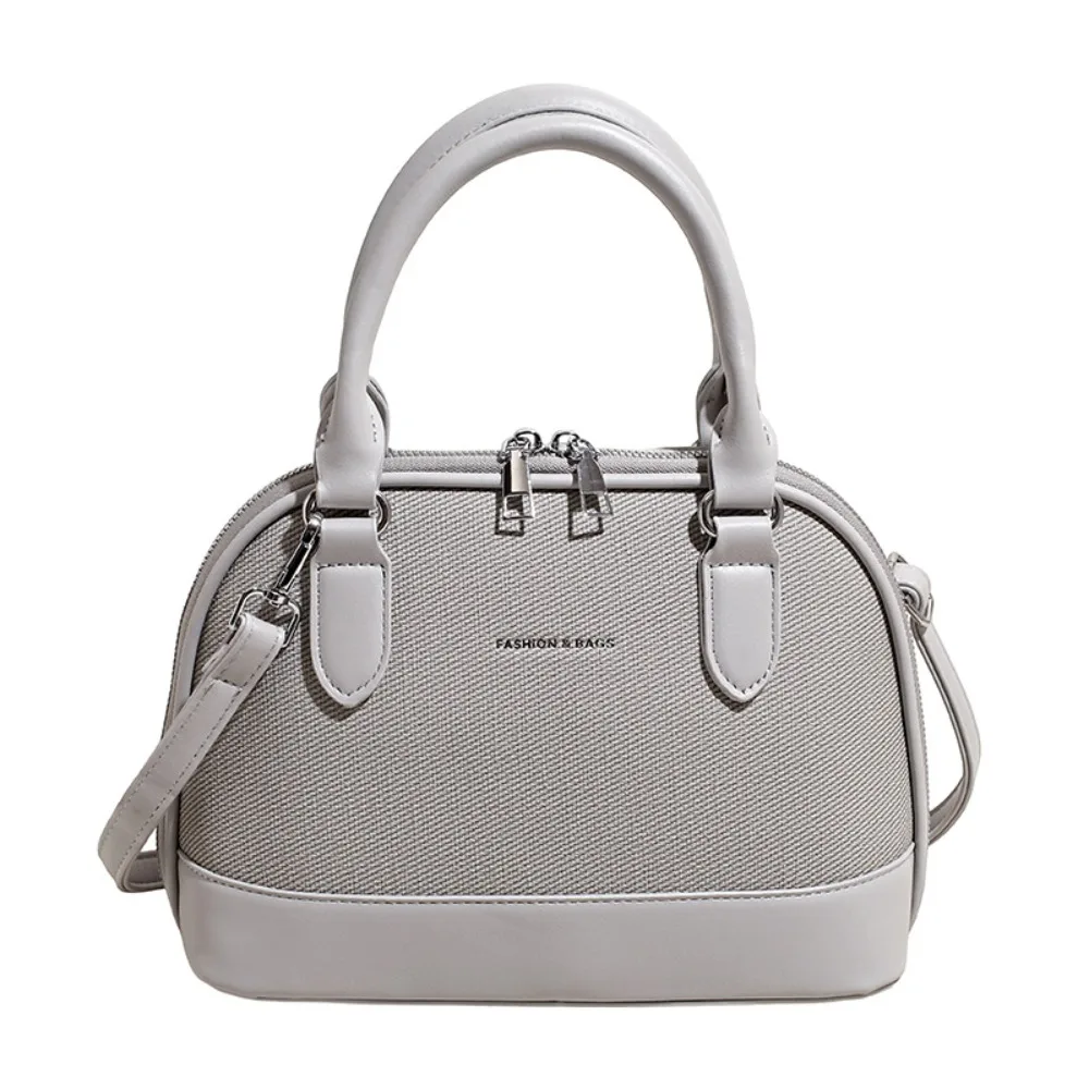 

Женская сумка через плечо из искусственной кожи в корейском стиле, большая вместительная мини-ракушка, дорожная сумка Ins Style, маленькая квадратная сумка для студентов