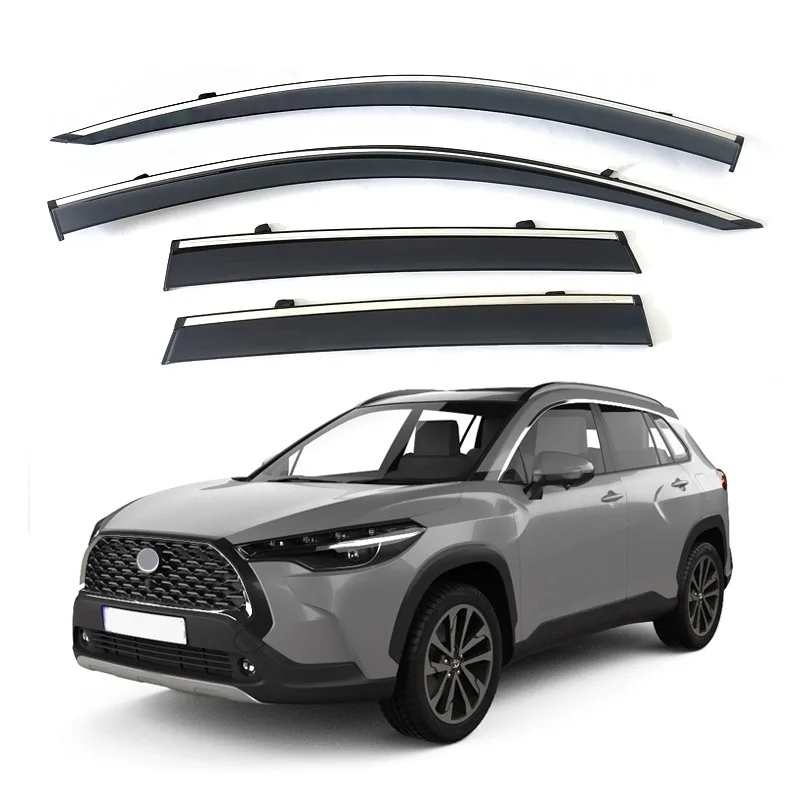 

Suitable for Toyota 2020-2025 Corolla Cross rain and shine injection molded window rain-proof eyebrows