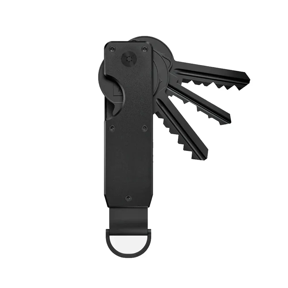 Organizer na klucze Rfid z włókna węglowego Portfel męski Metalowy brelok do kluczy Etui na klucze 2-6 Brelok do kluczy Etui na klucze Luksusowy projektant — zdjęcie 4