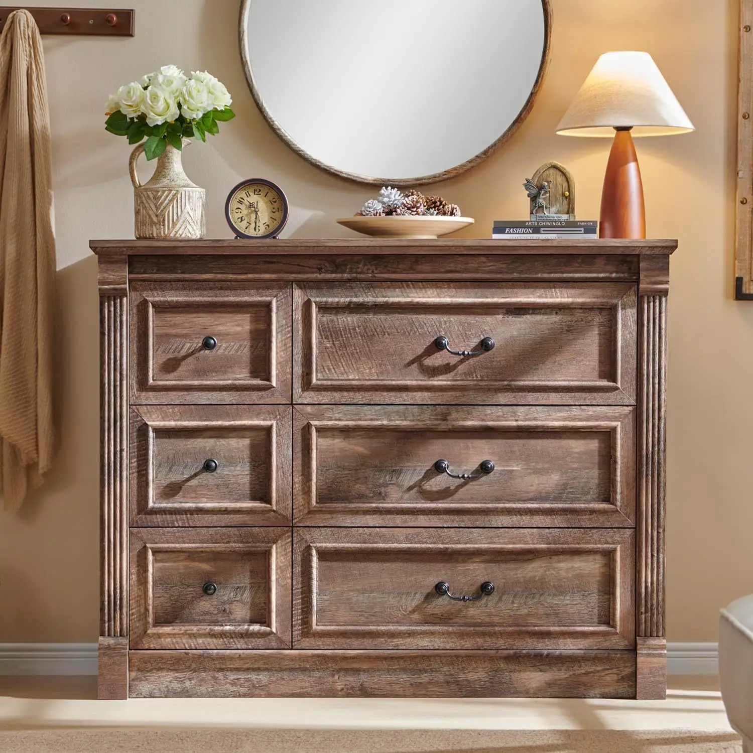 6 Drawer dresser, Farmhouse 47.8