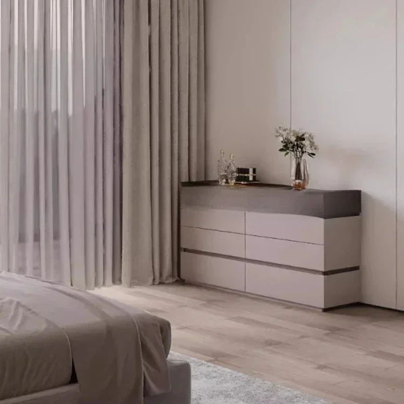 A Italian Minimalist Jewelry Storage Cabinet For Home Bedroom Large Capacity Drawer Wardrobe Island Cabinet