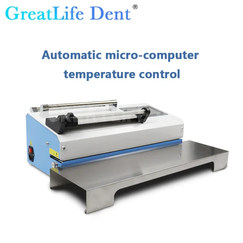 GreatLife 500W Full Automatic Dental Sealing Machine With Double-Line Printing Medical Sterilization Pouch Packaging Machine