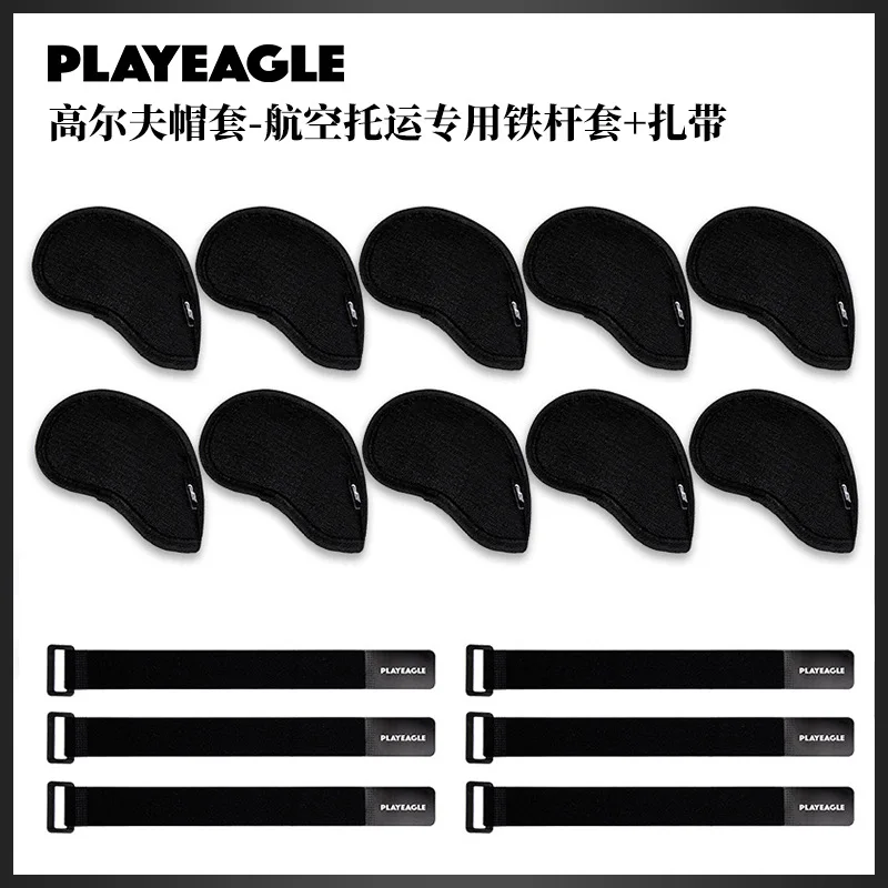 

2025 New Golf Iron Headcovers with Strap for Air Travel Anti Collision