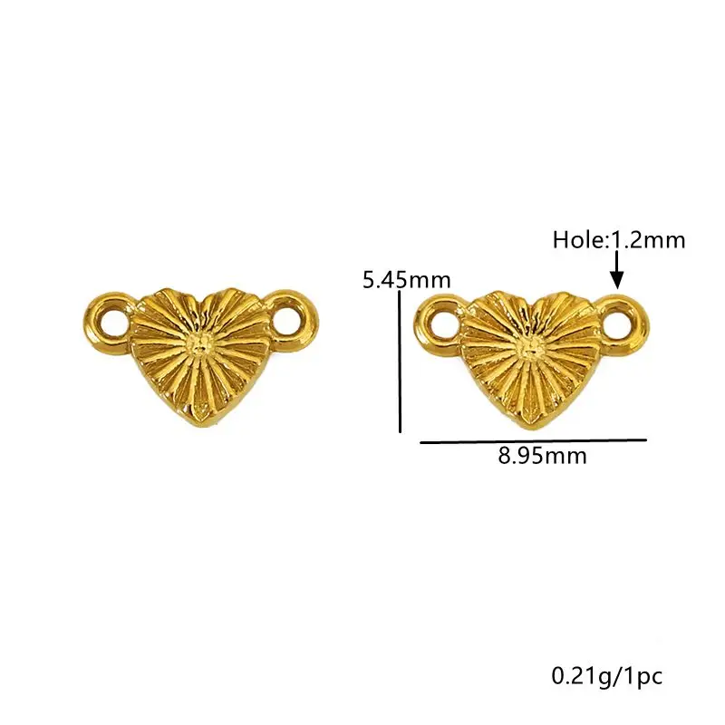 20 pçs de aço inoxidável amor coração flor crânio abelha pingentes para colar e pulseira jóias fazendo conectores acessórios