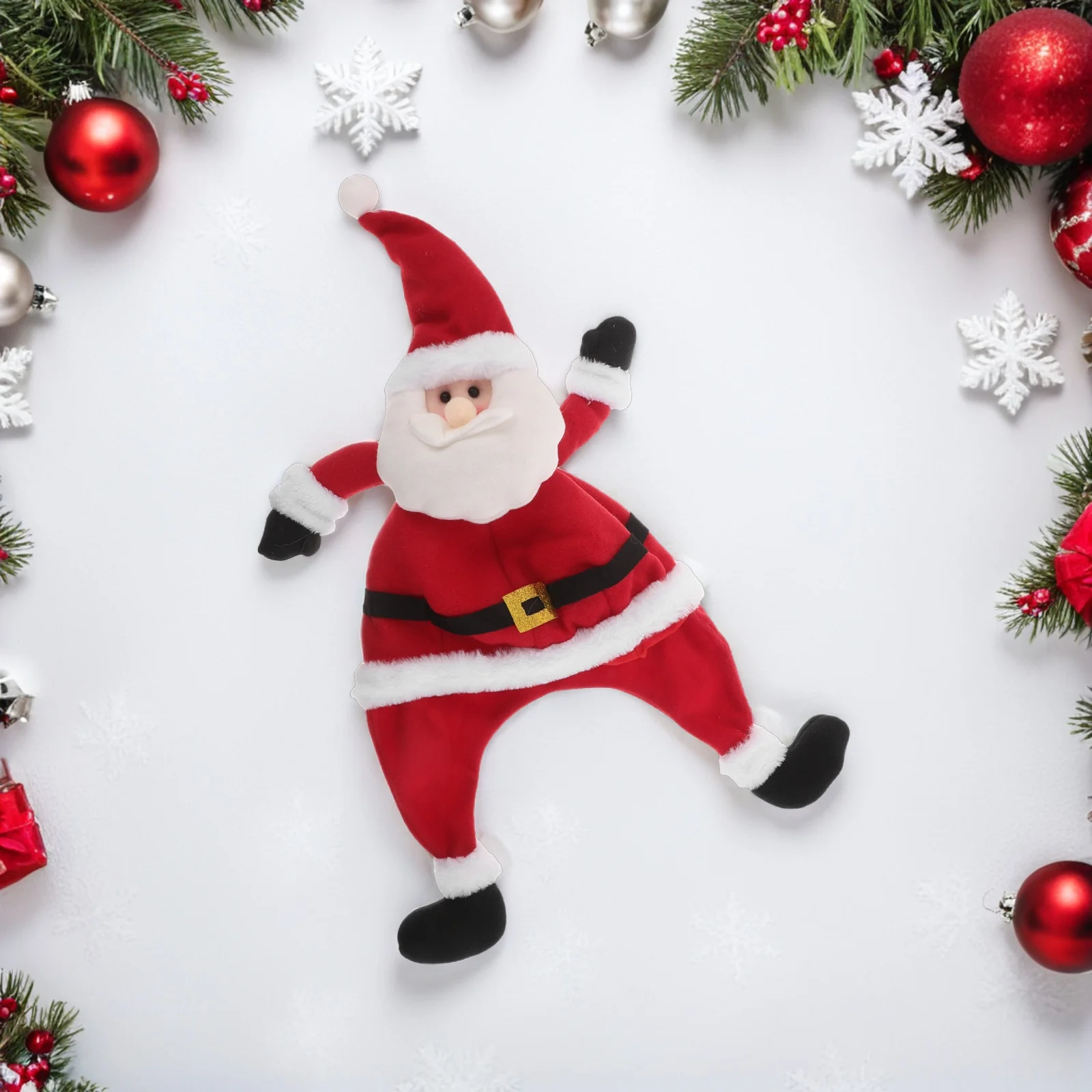 

Christmas Hat Soft Knitted Winter Cap Cozy Stretch Warm Headgear for Holiday Party Decoration Santa Hat Headband