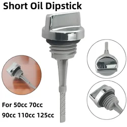 Motorcycle Short Oil Dipstick Engine Oil Dipstick Filler Cap Plug For 50cc 70cc 90cc 110cc 125cc Dirt Bike For ATV Quad Go Kart