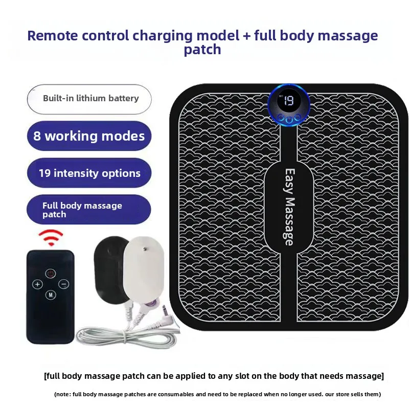

Smart EMS Massage Pad Foot Therapy Machine USB Charging Portable Massage Foot Pad Jack Host