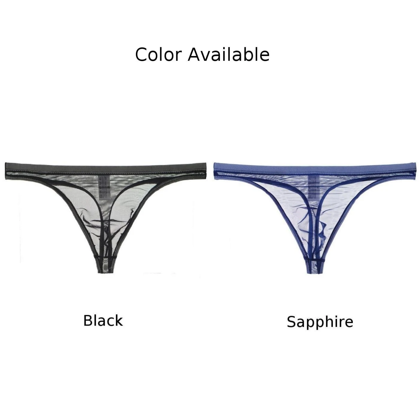 

Men's Ultrathin G-strings Thongs Bikini Adult underwear Transparent Mesh Bulge Pouch Briefs Sexy Low Waist Man Unisex panties
