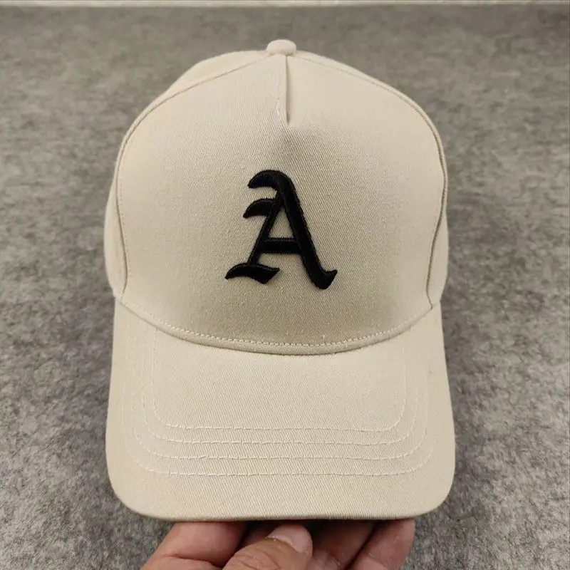 High Quality XXL Plus Large Size Men Baseball Cap Letter A Embroidery Cotton Spring Fall Adjustable Hat Big Head Fashionable