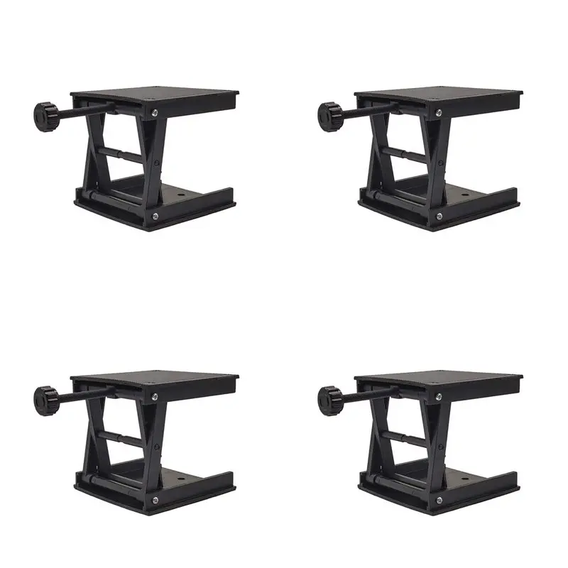 DT15 4X Portable Woodworking Lift Table Router Lifter Adjustable Engraving Lab Lift Platform, 30-90mm Height Adjustable for