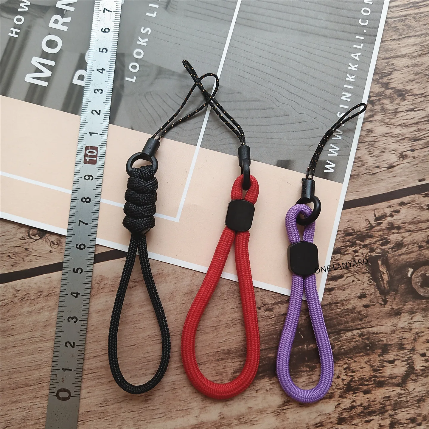 Handmade Nylon Keychain Lanyard, Mobile Phone Accessories