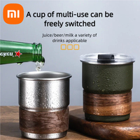 Xiaomi Thermos Mug 304 Stainless Steel Coffee Cup Leak-Proof Vacuum Flask Insulated Cup Portable Thermal Travel Mug With Lid