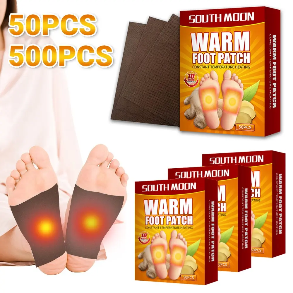 50-500Pcs Warm Foot Patch Up To 10 Hours of Heat Odorless Hot Insole Warmers Multifunctional Foot Warmer for Outdoor Fishing