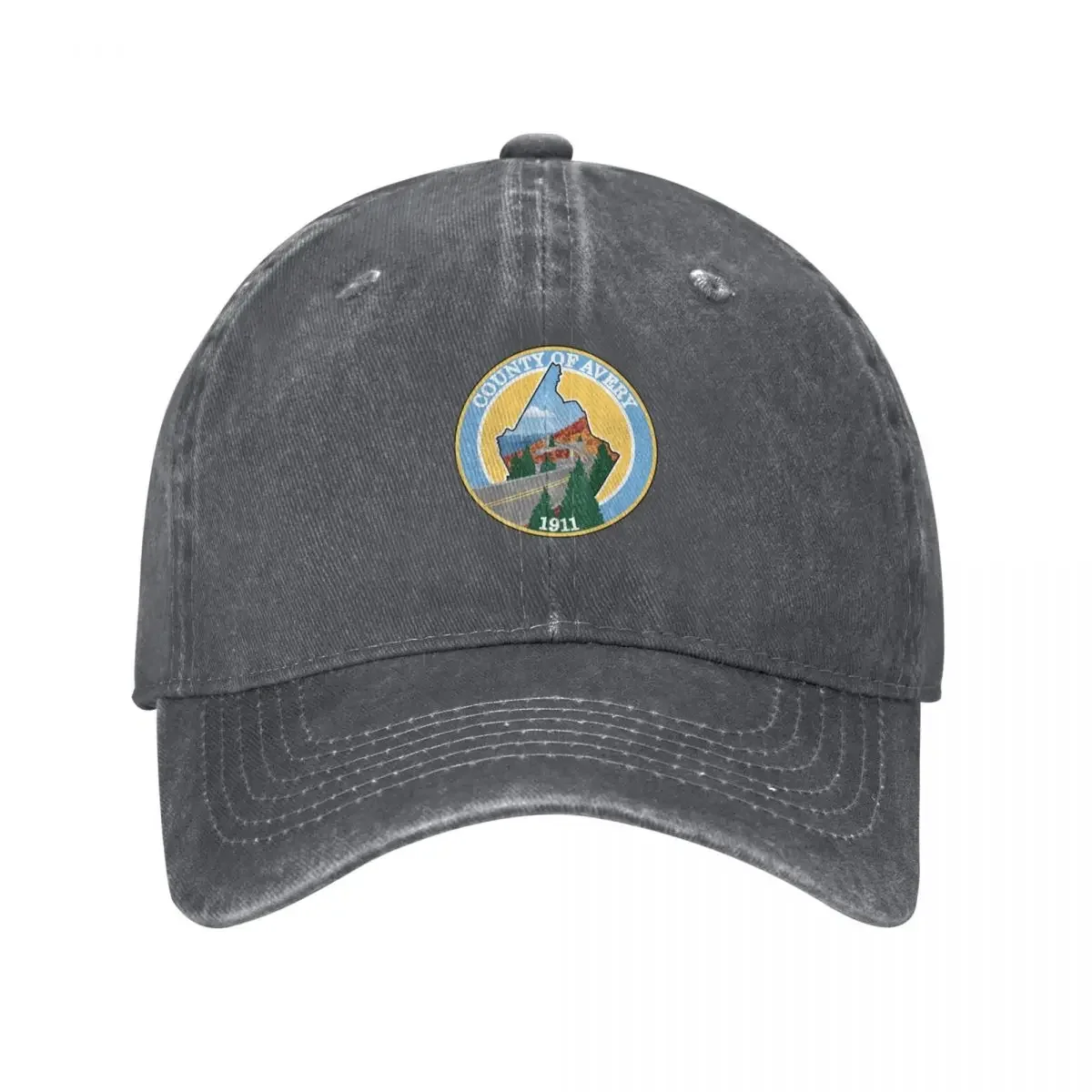 

Avery County NC Sticker Baseball Cap New In Hat Gentleman Hat Beach Bag Beach Female Men's