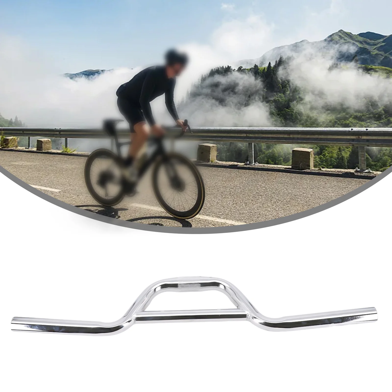 Bicycle Handlebar Bike Handle Bar Spare Accessories Easy Installation Parts Repair Replacement Riser Brand New