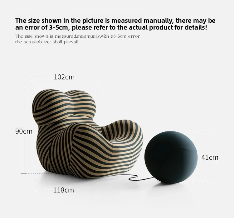 Mom Hugs Sofa Sofa Chair Bedroom Living Room Ball Chair Special-shaped Single Lazy Sofa