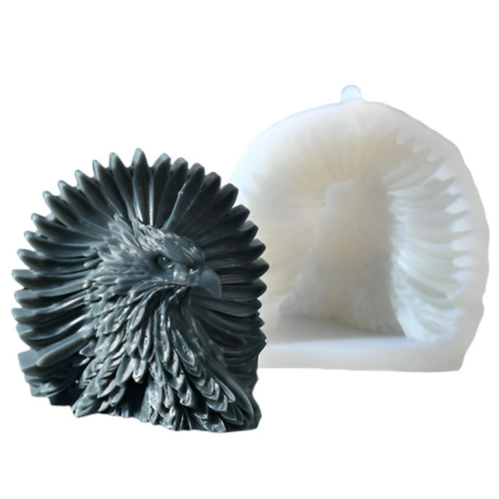 

Eagle Aromatherapy Candle Silicone Mold Simulation Animal Candle Silicone Mold Scented Making Tools 3D DIY Handmade Fragrance