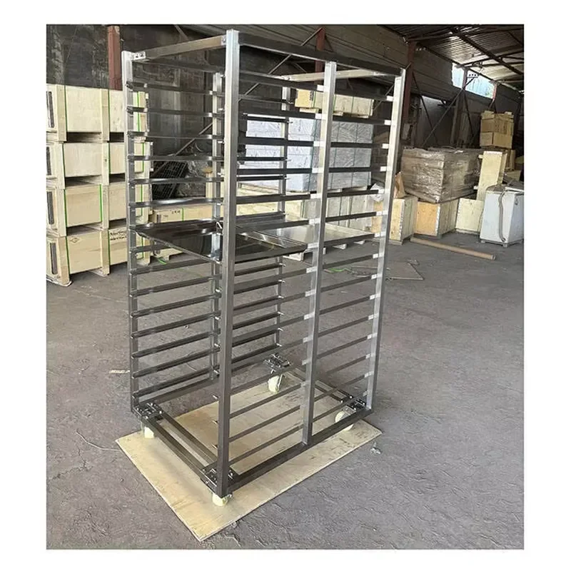 Heavy Duty Stainless Steel Pallet Cart Multi Layer Bread Cooling Rack for Restaurant Food Service Commercial Kitchen