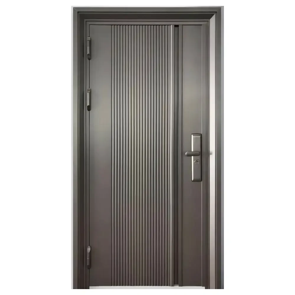 xx-Customization High Grade Custom 304 Stainless Steel Exterior Door Durable Anti-rust Security Door For Commercial Building