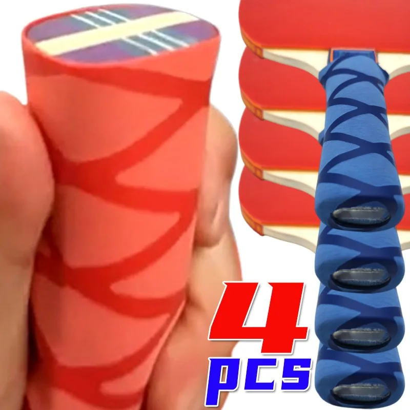 

Ручка ракетки для настольного тенниса, термоусадочный защитный резиновый рукав, ручка для ракетки для настольного тенниса, противоскользящий рукав, размер 4,5x10 см