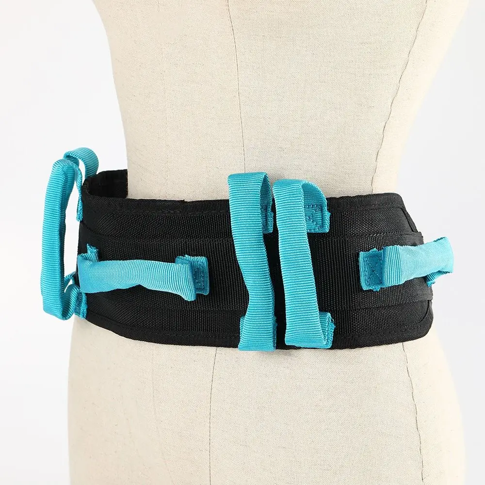 

Adjustable Elderly Gait Belt Non Slip Support Comfortable Padded Handles Walking Assist Aid 7 Handles Large Load Capacity