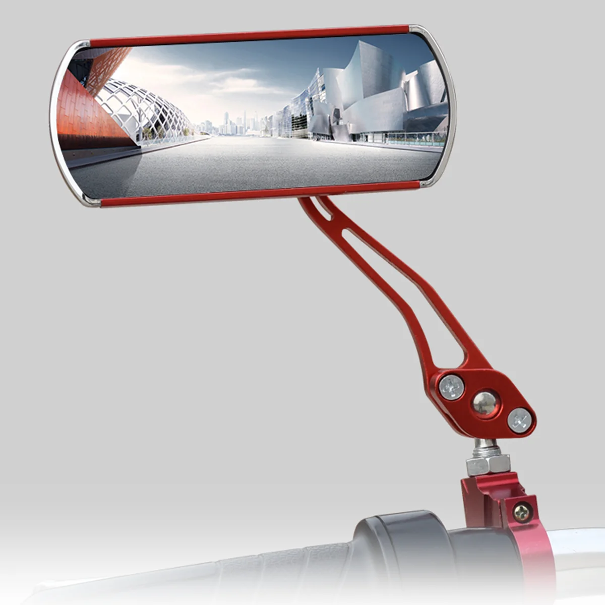 

1Pcs Rearview Mirror Bicycle Aluminium Alloy Sturdy Clear Reflector Fits Handlebar 22mm Diameter for Mountain Road Bikes