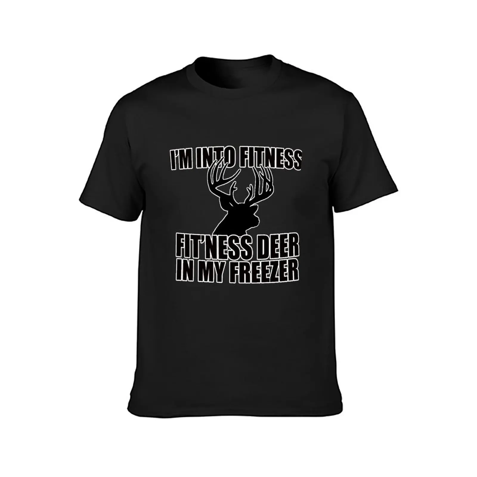 I'm into fitness fit'ness deer in my freezer T-Shirt Aesthetic clothing cute clothes heavyweight t shirts for men