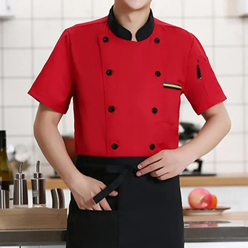 Chef Work Clothes Short Long Shirt Cake Shop Pastry Man Women Uniform Kitchen