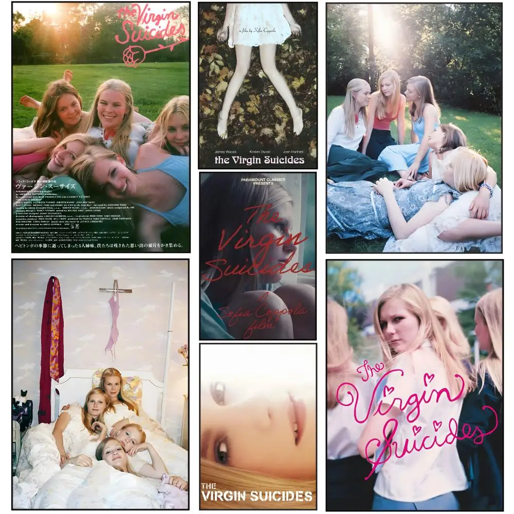 Sofia Coppolas The V-Virgin Suicides Movie Poster HD Waterproof Aesthetic Wall For Home Decor Trendy Durable Easy To Apply Art