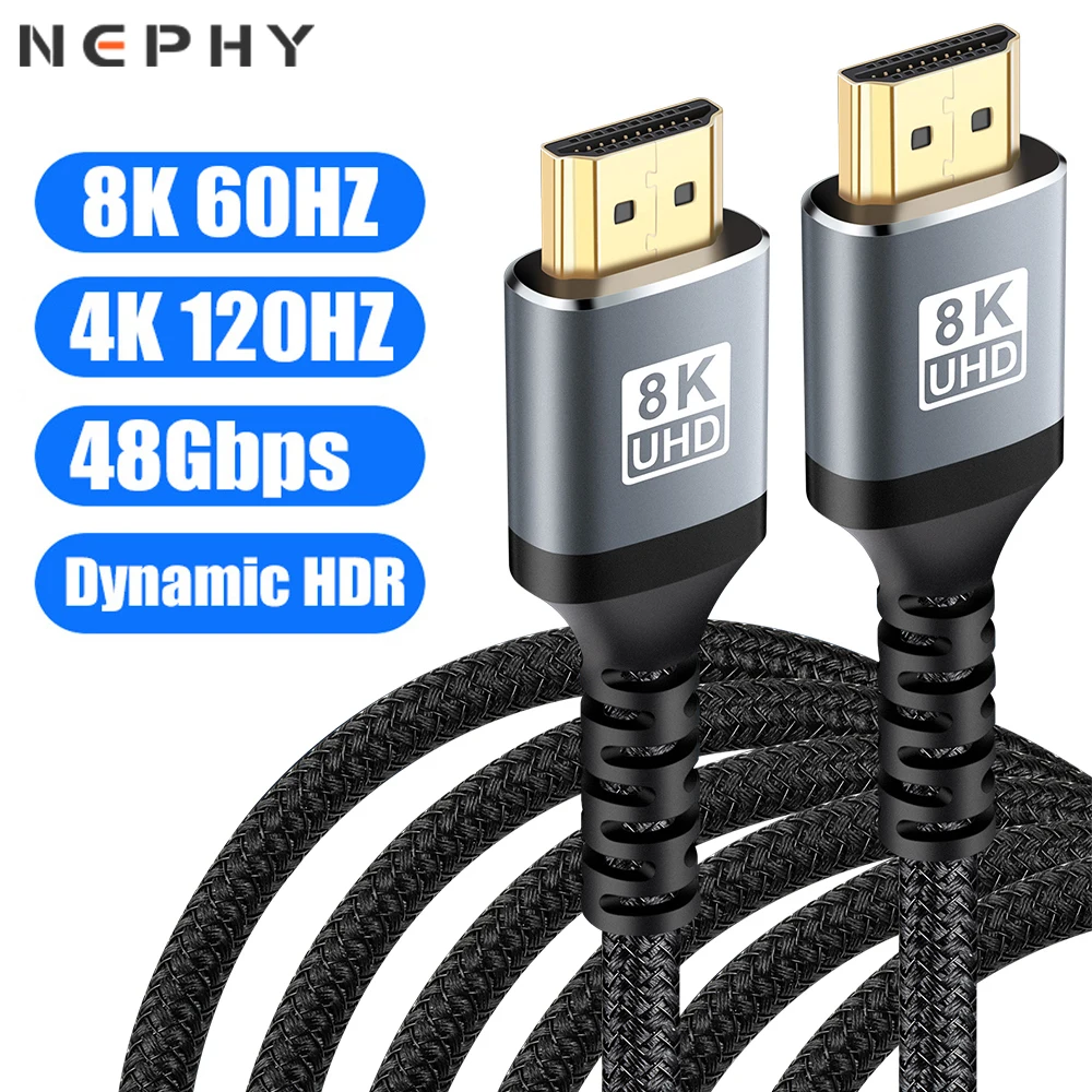 Cavo HD 4K A 60Hz Da 1.5m Per Monitor E Console – Connettori Placcati Oro, Trasmissione Stabile Per Gaming E Ufficio - 5