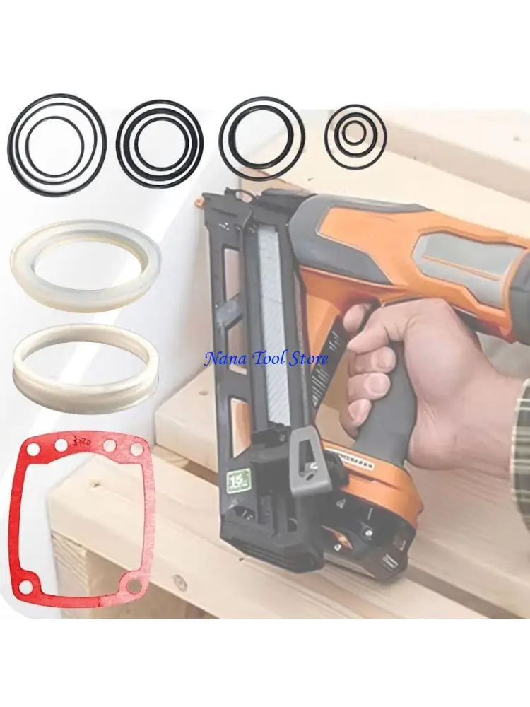 31GJ Nailer Repair for 3250-F16 403700 402725 Model Includes O Rings Seal Cylinder Gaskets Caps Flange Sleeve Components