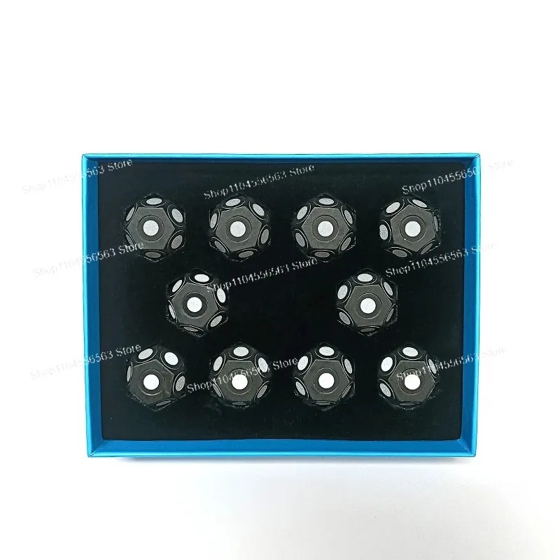 Handheld High Reflective Markers Target Points for Spherical Multi sided Shapes 3D Scanning