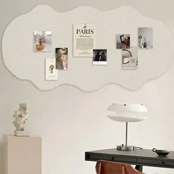 Cloud Photo Felt Message Board Wall Stickers Thickened Mssage Board Photo Culture Wall DIY Foldable Home Art Wall Decor