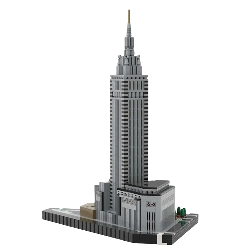 MOC ビルディングブロックおもちゃ超高層ビルシリーズモデル 1906 個クリエイティブホリデーギフト