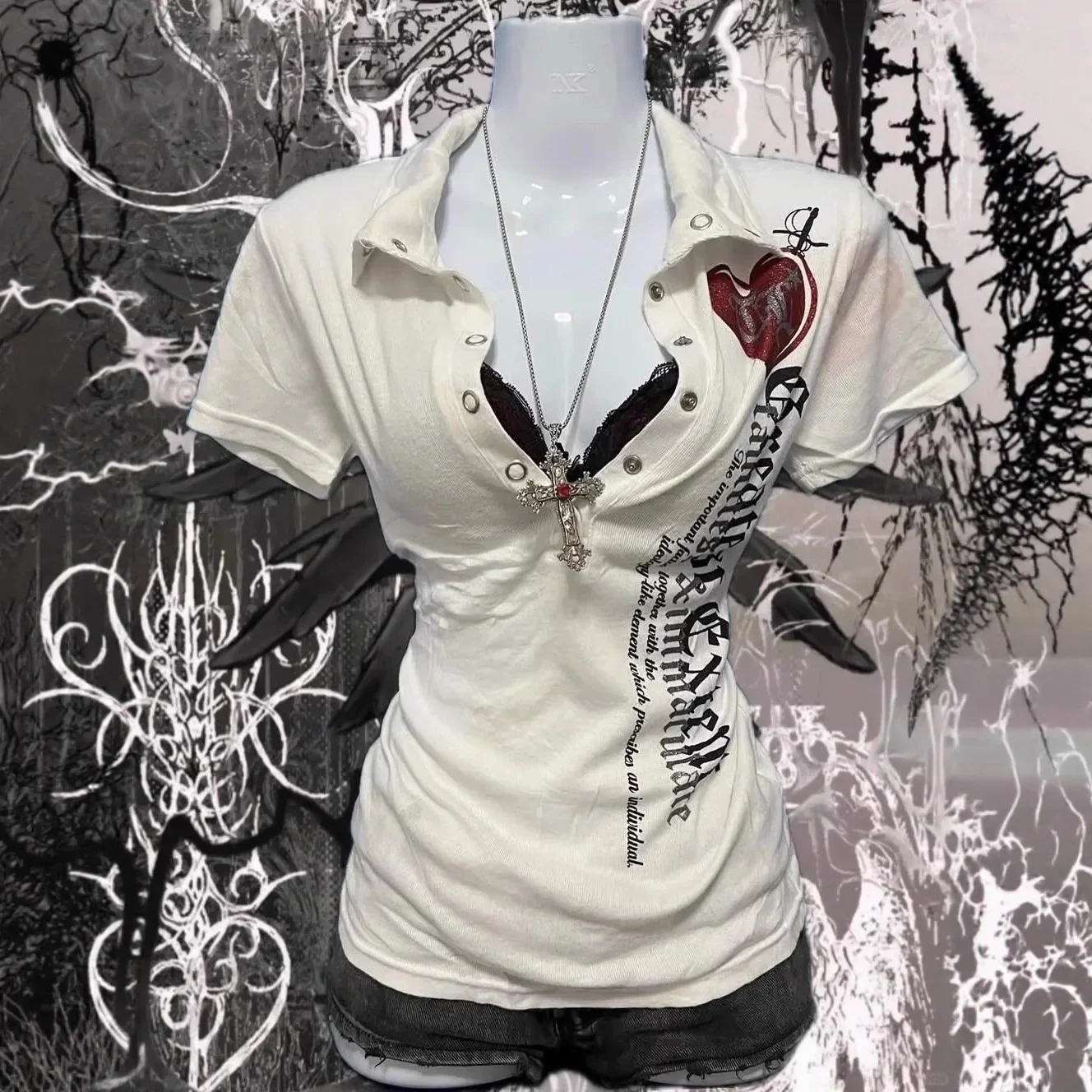 سليم صالح الأمريكية الرجعية الساخن فتاة طباعة قصيرة الأكمام تي شيرت المرأة الصيف نمط جديد تنوعا التخسيس الأعلى ألياف البوليستر