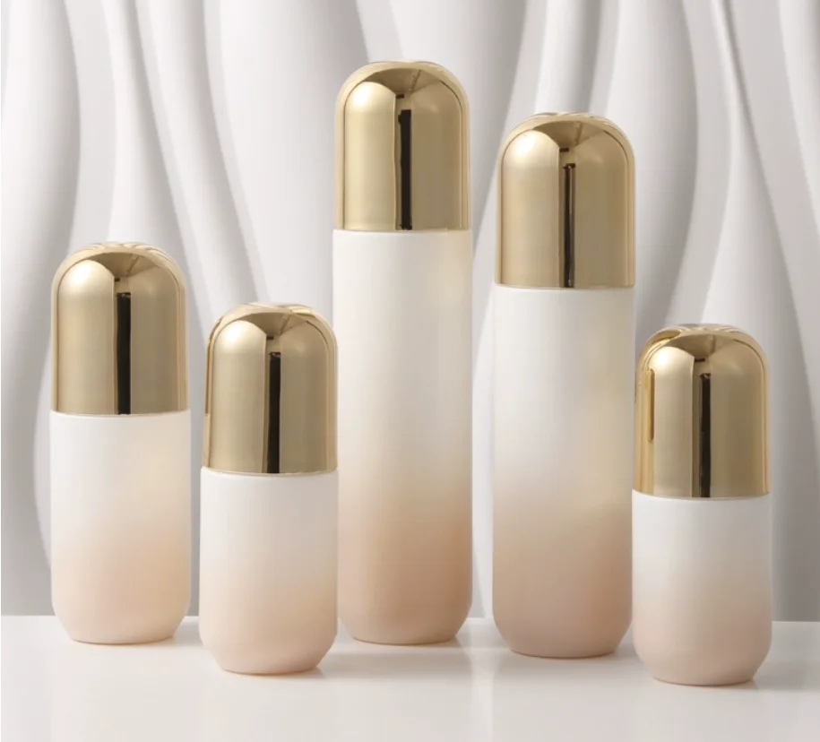 30 مللي-120 مللي زجاجة زجاجية مصل جوهر الرطوبة/غسول/مستحلب/أساس/حبر مياه المرحاض العناية بالبشرة مستحضرات التجميل التعبئة #2