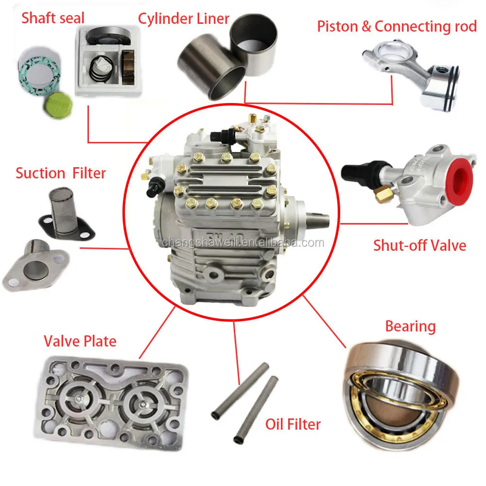 Air Conditioner Parts Renew Bock Compressor Newly Original Re-manufacture Bock Compressor Fk40 655k for Bus Ac