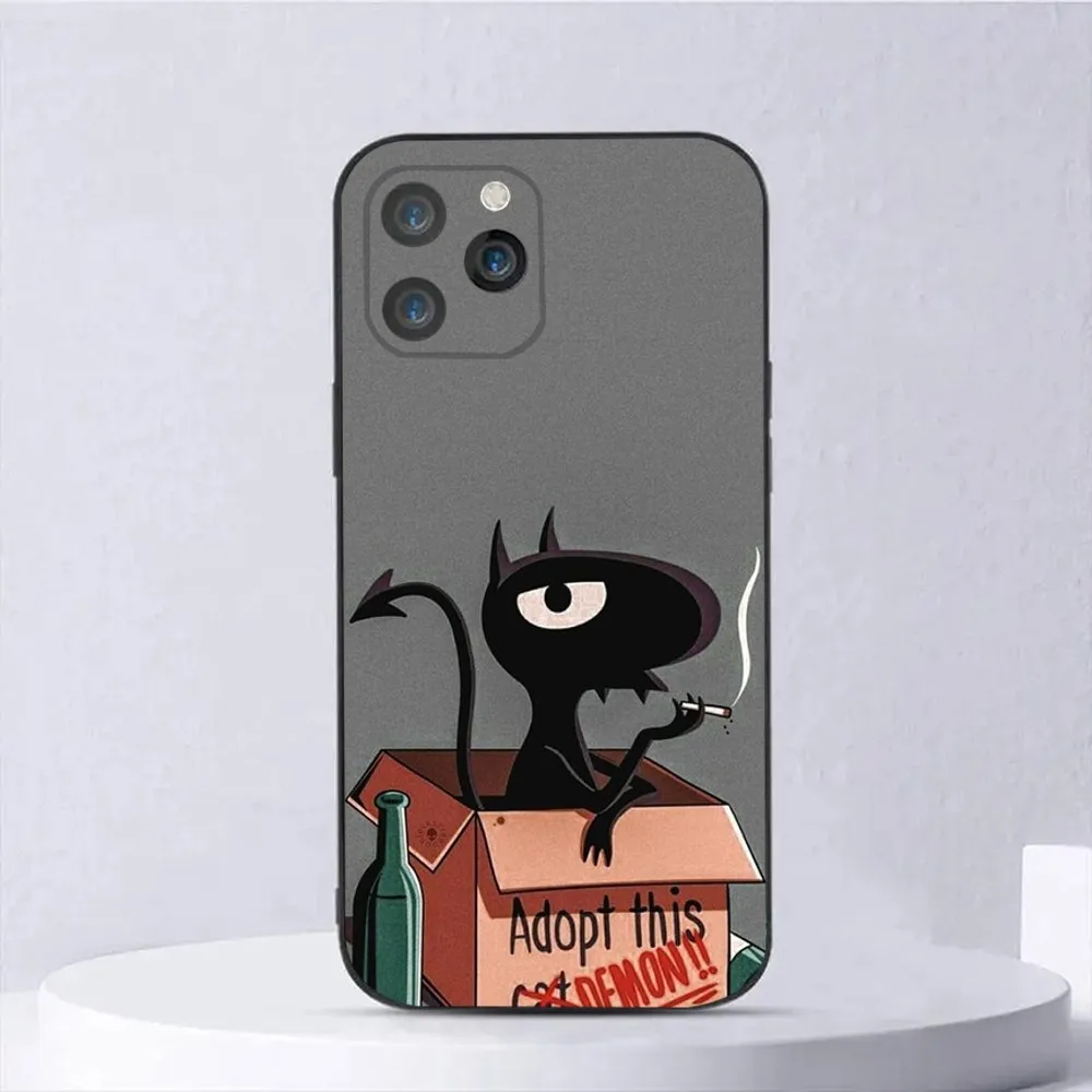 D-Disenchantments Phone Case For iPhone 15,14,13,12,11,Plus,Pro Max,XS,X,XR,SE,Mini,8,7 Soft Silicone Black Cover
