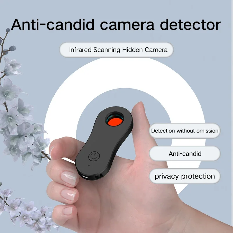 LED portatile Anti-candid Camera Detector Outdoor Travel Hotel Rental IR Hidden Infrared Finder artefatto Security Tracker Scanner