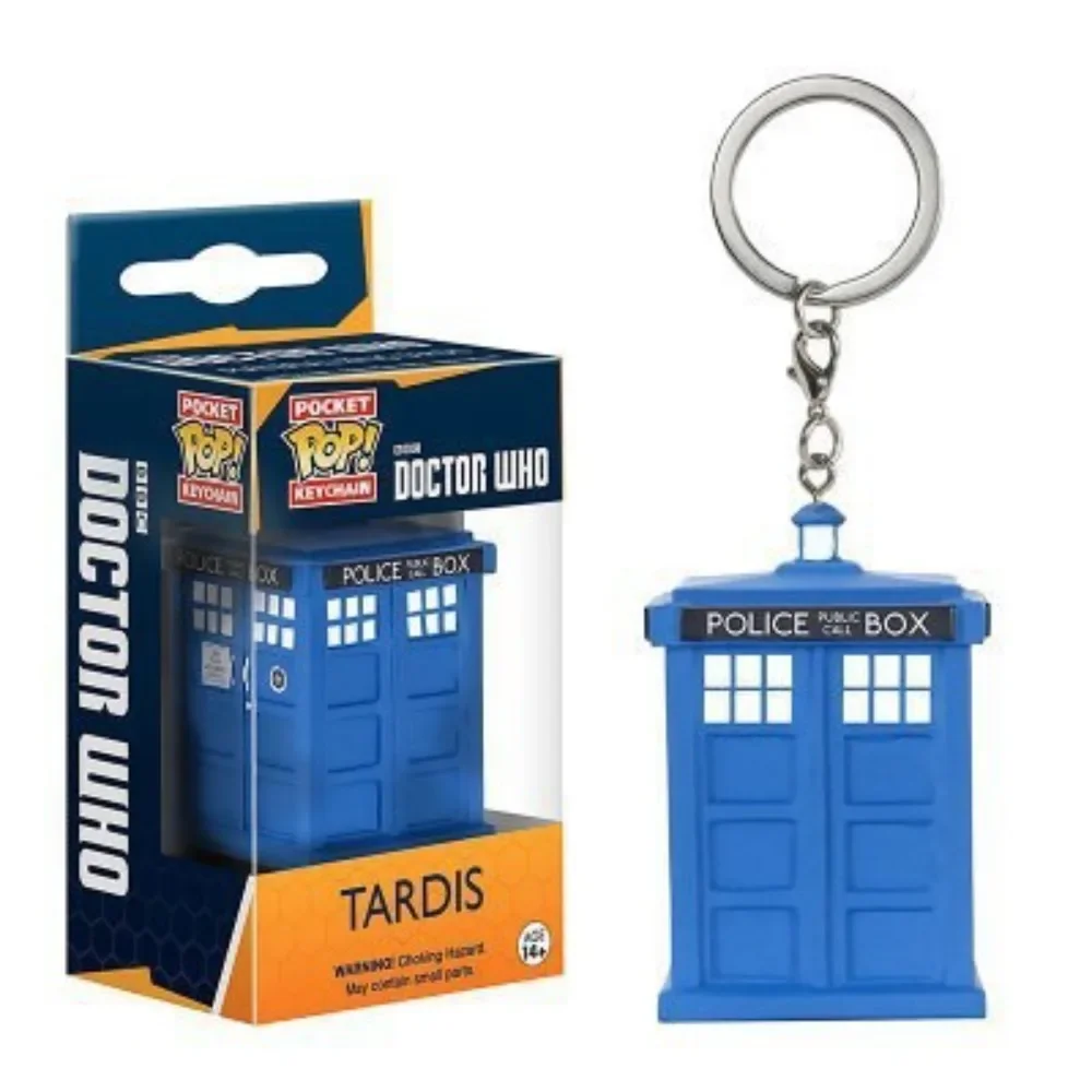 FUNKO sleutelhanger Doctor Who klassieke stripfiguur hanger knapzak hangende decoraties speelgoed sleutelhangers kinderen verjaardagscadeaus