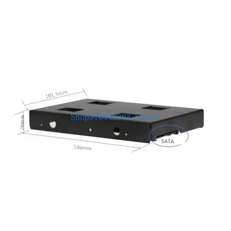 L4MD 2,5 Zoll bis 3,5 -Zoll -Festplatten -Adapter -Bracket -Konverter Cage SSD -Halterungsschale Einfache Installation für – Detail 6